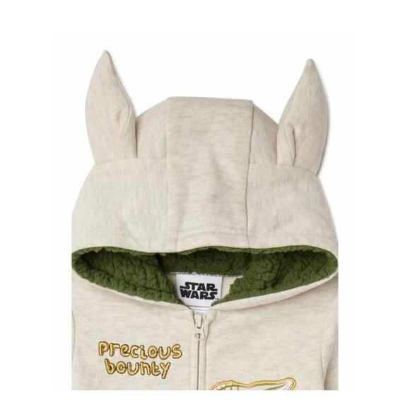 STAR WARS Infant 0-6 Mos Baby Yoda Grogu The Mandalorian Bundle Jacket/Pants & T - Picture 8 of 10